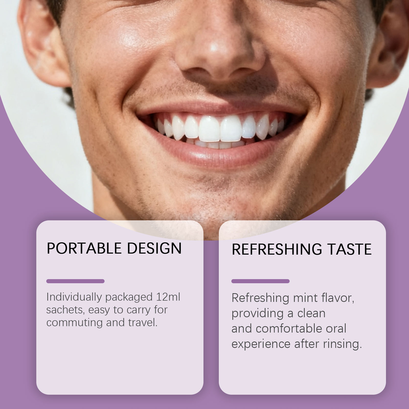 Purple Mouthwash Teeth Whiteni - огляд і ціна Teeth Whitening Mouthwash