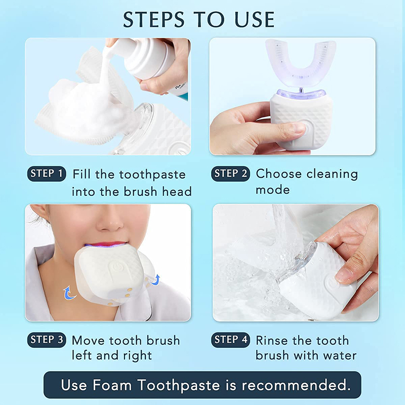 U-Shaped Rechargeable Light Qu - огляд і ціна Teeth Whitening Kit